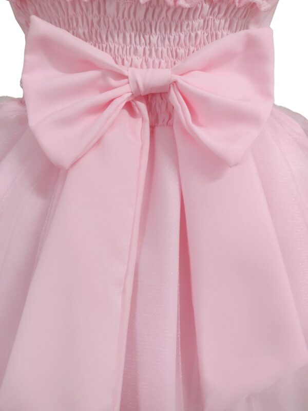 Vestido Infantil Princesa Jardim flores e borboletas - Image 4