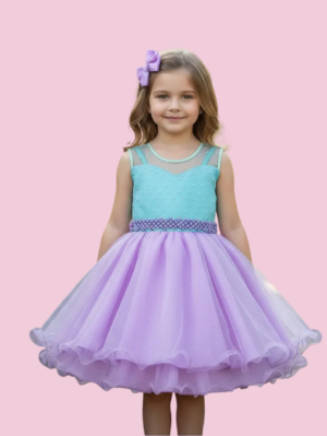 Vestido Infantil Princesa Ariel Luxo Fantasia Aniversário