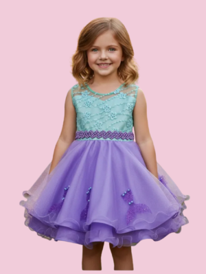 Vestido Infantil Ariel Princesa Sereia Aniversário Fantasia