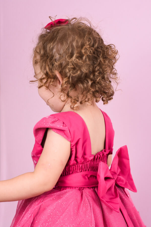 Vestido Infantil Menina Festa De Casamento Strass Brilho - Image 4