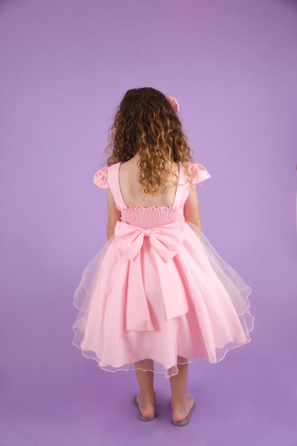 Vestido Juvenil Princesa Bordado Casamento Batizado Curto - Image 5