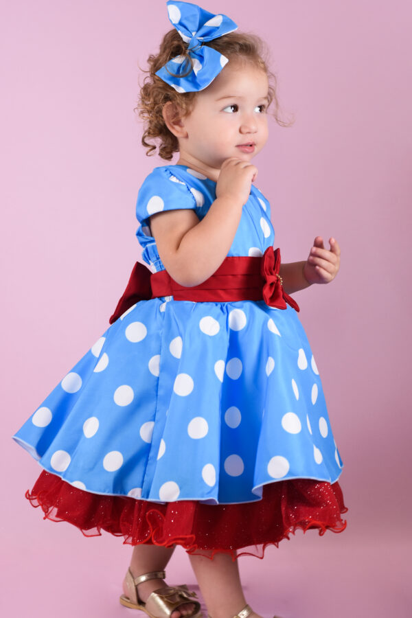 Vestido Infantil Menina Galinha Pintadinha Aniversário Festa - Image 3