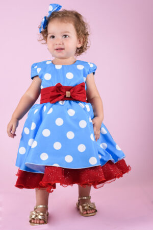 Vestido Infantil Menina Galinha Pintadinha Aniversário Festa