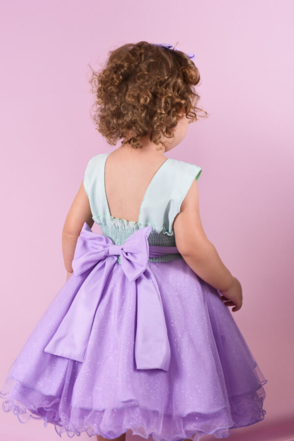 Vestido Infantil Princesa Ariel Luxo Fantasia Aniversário - Image 5