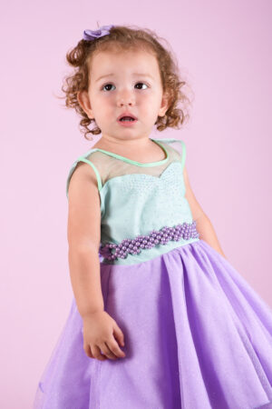 Vestido Infantil Princesa Ariel Luxo Fantasia Aniversário