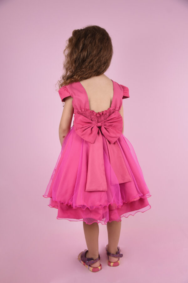 Vestido Infantil Bordado Festa jardim Borboletas Luxo Aniversário - Image 6