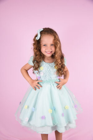 Vestido Infantil Festa Florzinha Curto Florista Luxo