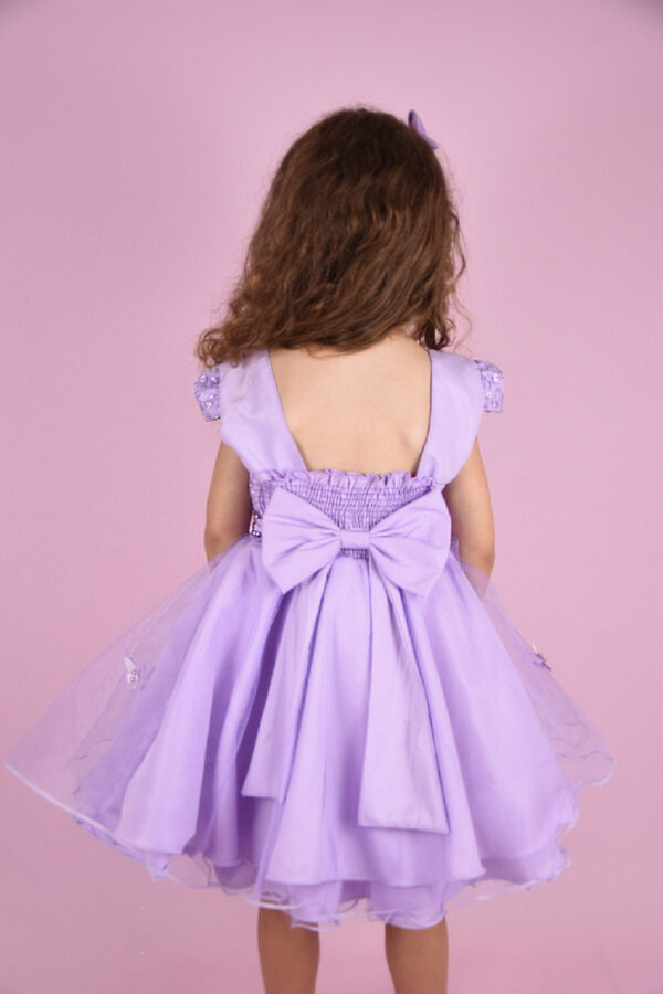 Vestido Infantil Curto Borboletas Encantada Festa Casamento Jardim - Image 5