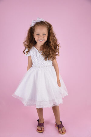 Vestido Infantil  Daminha de Casamento Batizado Bordado