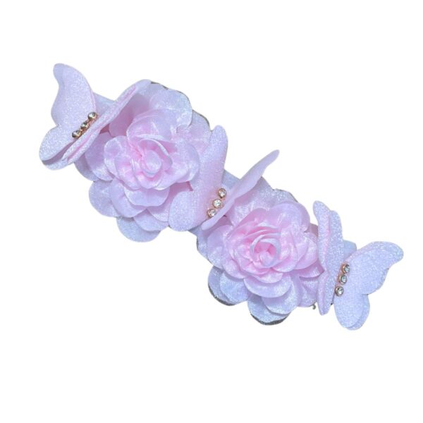 Faixa Tiara Infantil Borboleta Flor Laço Bebe RN - Image 6