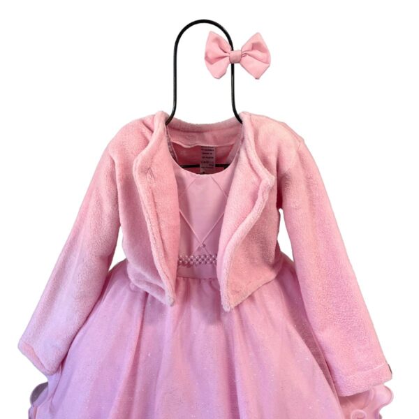 Casaquinho Bolero Infantil Menina Plush Inverno Aniversario Festa - Image 6